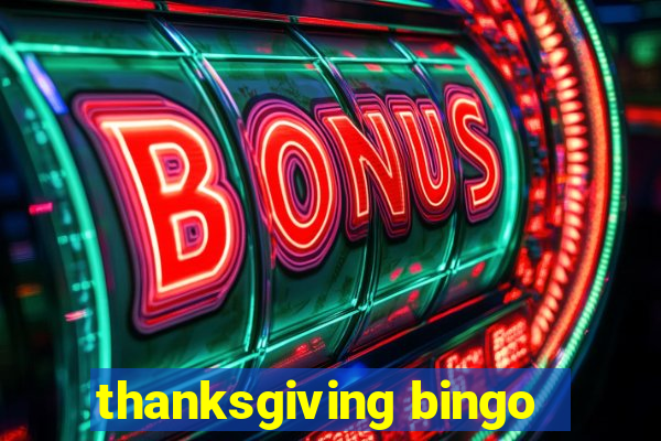 thanksgiving bingo